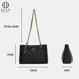 [Tặng hộp 20.10] Túi đeo chéo nữ ELLY EL377 da tổng hợp đeo vai thời trang 3
