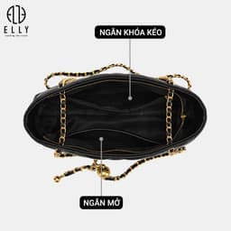 [Tặng hộp 20.10] Túi đeo chéo nữ ELLY EL377 da tổng hợp đeo vai thời trang 5