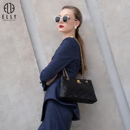 [Tặng hộp 20.10] Túi đeo chéo nữ ELLY EL377 da tổng hợp đeo vai thời trang 8