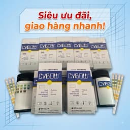 Que thử nước tiểu 3 thông số (proteines, pH, glucose) 1