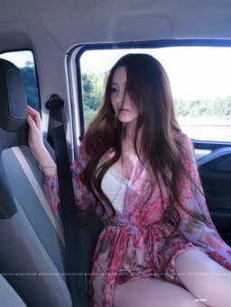 Váy tơ hoa chéo ngực chun eo xinh yêu 8