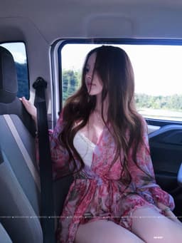 Váy tơ hoa chéo ngực chun eo xinh yêu 9