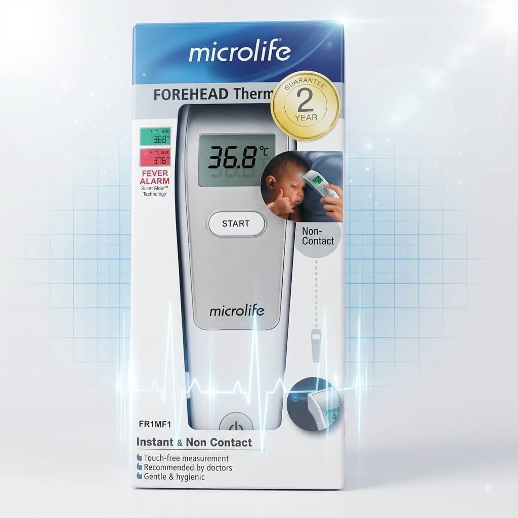 Nhiệt kế điện tử Microlife Fr1mf1 đo trong 1s không tiếp xúc