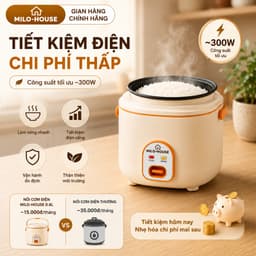 Nồi Cơm Điện Mini Đa Năng GROPA  – Chống Dính, Siêu Bền, Tiết Kiệm Điện, Phù Hợp 1-2 Người 6