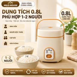 Nồi Cơm Điện Mini Đa Năng GROPA  – Chống Dính, Siêu Bền, Tiết Kiệm Điện, Phù Hợp 1-2 Người 7