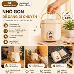 Nồi Cơm Điện Mini Đa Năng GROPA  – Chống Dính, Siêu Bền, Tiết Kiệm Điện, Phù Hợp 1-2 Người 2