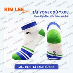 Tất thể thao YonexX08 - Tất dày ấm cao cấp bền bỉ , thâm hút mồ hôi tốt 5