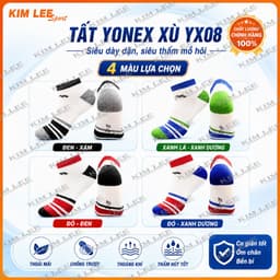 Tất thể thao YonexX08 - Tất dày ấm cao cấp bền bỉ , thâm hút mồ hôi tốt 2