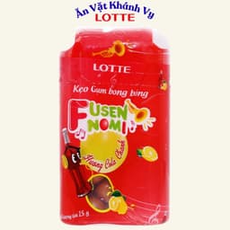 Kẹo Gum Bong Bóng Lotte Fusen Nomi Hũ 13,8g - HÀNG CHÍNH HÃNG 2