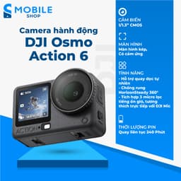 Camera hành động DJI Action 6 Standard Combo Chính Hãng 1