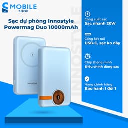 Pin dự phòng Innostyle PowerMag Duo 2-in-1 10000mAh Chính Hãng 1