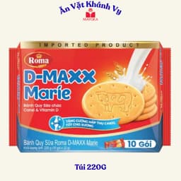 Bánh quy sữa mới D-MAXX Marie Túi 220G, Hộp giấy 308G - HÀNG CHÍNH HÃNG 2