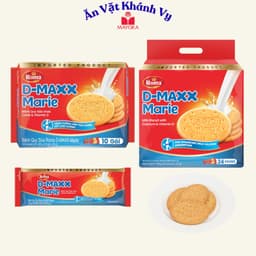 Bánh quy sữa mới D-MAXX Marie Túi 220G, Hộp giấy 308G - HÀNG CHÍNH HÃNG 1