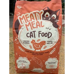 Combo 3 túi(=3kg) Thức ăn Hạt Khô Cho Mèo vị gà ngũ cốc Meaty Meal Dành Cho Mèo Trưởng Thành 2