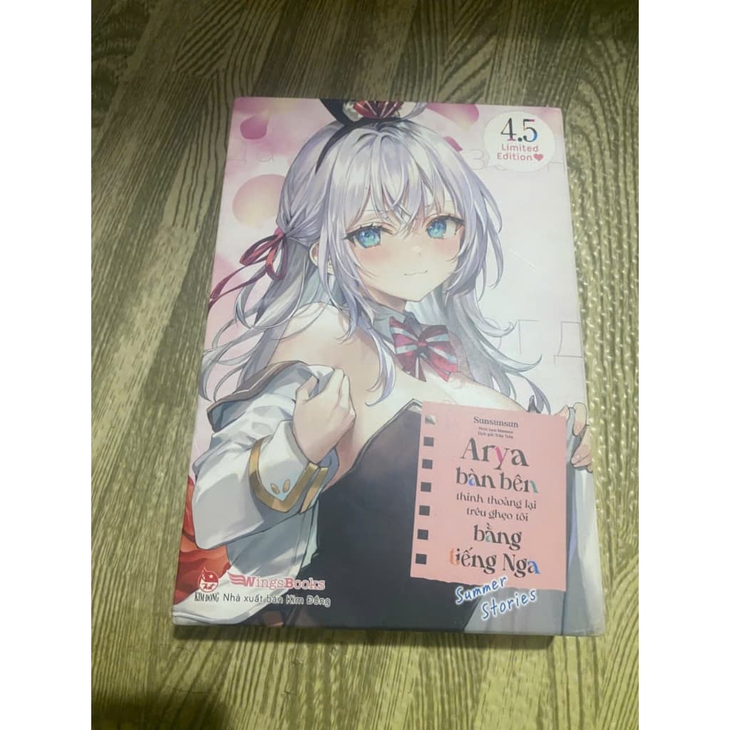 (đủ pk) Boxset vở Arya bàn bên Thỉnh Thoảng Lại Trêu Ghẹo Tôi Bằng Tiếng Nga tập 1,2,3,4,4.5 limited bản giới hạn  sản p