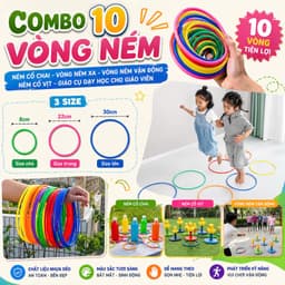 Set 10 Vòng Nhựa Đa Kích Thước - Lg Store 1