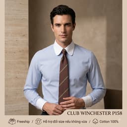 Áo Sơ Mi Nam Saint Stefano Cổ Club Winchester - Cotton Birdeyes Chống Nhăn 1