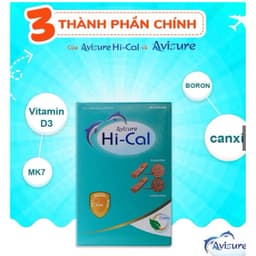 Avisure Hical (hộp 30 : 60 viên) Bổ sung Canxi nano D3 K2 hỗ trợ xương răng chắc khỏe,giảm nguy cơ loãng xương người già 3