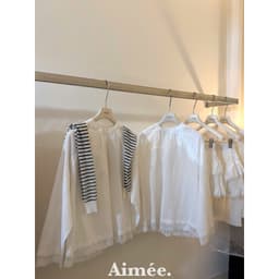 𝟏𝟒𝐚𝐦.𝐬𝐭𝐮𝐝𝐢𝐨 | Set Áo Thô Tay Dài Phối Ren Viền Bèo Chân Váy Xếp Tầng Nữ Set Đồ Nữ Trắng Dịu Dàng 7