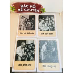 Set Bác Hồ Với Thiếu Nhi – Trang Trí Bảng Lớp, Góc Học Tập, Chủ Đề Bác Hồ 9