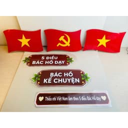 Set Bác Hồ Với Thiếu Nhi – Trang Trí Bảng Lớp, Góc Học Tập, Chủ Đề Bác Hồ 3