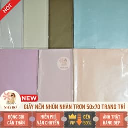 20 giấy nến nhún nhăn trơn 50x70 không thấm gói hoa trái cây trang trí handmade DIY - Hoa Sáp Nhà Bơ 3