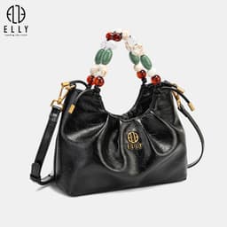 [Tặng hộp 20.10] Túi xách nữ ELLY EL422 da tổng hợp cao cấp túi xách tay đeo vai đeo chéo 7