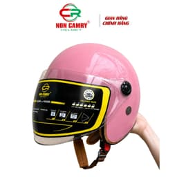 Mũ bảo hiểm 3/4 kính dài đa năng cho Nam Nữ, che nắng, mưa, chống lóa, Nhiều màu sắc thời trang 3