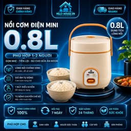 Nồi Cơm Điện Mini Đa Năng GROPA  – Chống Dính, Siêu Bền, Tiết Kiệm Điện, Phù Hợp 1-2 Người 1