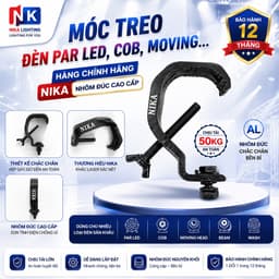 Móc treo đèn sân khấu NIKA kẹp đèn Beam Moving Head PAR LED COB Katana Wash cho giàn đèn sân khấu 1