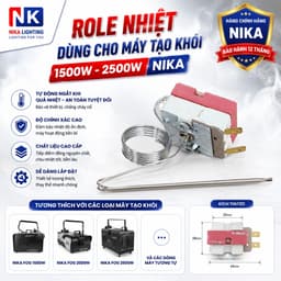 Rơ le máy tạo khói NIKA 1500W 1800W 2000W 2500W linh kiện thay thế cho máy phun khói sân khấu 1