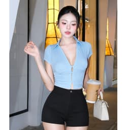 [Có Bigsize 45-85kg] Quần Short Nữ Cạp Cao Vải Umi Co Giãn 4 Chiều Quần Đùi Nữ Thể Thao Dance LIMO 2
