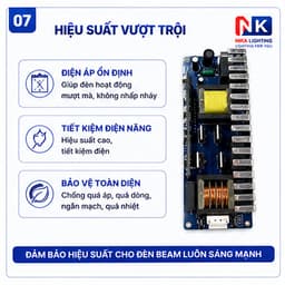 Bo kích đèn Beam 200W 230W 260W 280W  295W bo mạch nguồn kích bóng linh kiện thay thế đèn sân khấu 8