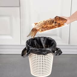 1Kg Túi nilong đen đẹp, dẻo, dai, hai quai không hôi dùng gói hàng, đựng rác size 10kg và 15kg. Màng PE đen 6