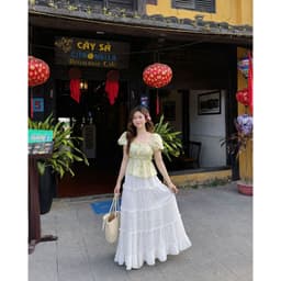 [Có Bigsize 45-85kg] Chân Váy Maxi Nữ LIMO MS332 Dáng Dài Xòe 2 Lớp Thướt Tha Váy Đi Biển Du Lịch 6