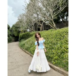 [Có Bigsize 45-85kg] Chân Váy Maxi Nữ LIMO MS332 Dáng Dài Xòe 2 Lớp Thướt Tha Váy Đi Biển Du Lịch 9