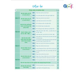Sách - Combo Vở Ô Li Bài Tập Về Nhà Toán Lớp 4 - Có Mã QR Video Bài Giảng Từng Tiết Học (Qbooks) 6