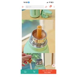 th_Bình giữ nhiệt con vật ngĩnh 450ml - Bình nước inox có ống hút silicone , nắp đậy an toàn, giá rẻ cho học sinh A7C2 7