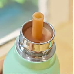 th_Bình giữ nhiệt con vật ngĩnh 450ml - Bình nước inox có ống hút silicone , nắp đậy an toàn, giá rẻ cho học sinh A7C2 4