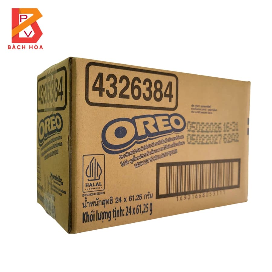 Thùng 24 cây bánh quy Oreo Kinh Đô 61,25g/cây - Bách Hóa Phúc Vinh