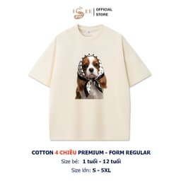 [9kg-100kg]  Áo thun gia đình, áo nhóm Unisex in ANIMAILS ISEE VN form rộng vừa cotton 4 chiều Premium thoáng mát 6