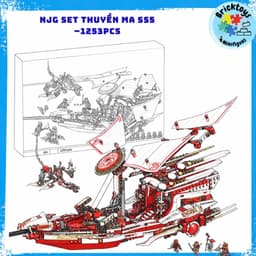 [ Có Sẵn ] Đồ chơi mô hình lắp ráp  NJGO season 5 - Chuyến bay cuối cùng thuyền Ma 1