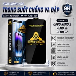 Kính cường lực Oppo reno 2F, reno 2Z, reno 2 cao cấp thế hệ mới full màn miếng dán bảo vệ màn hình điện thoại 1