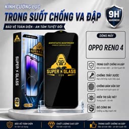 Kính cường lực Oppo reno4 / reno 4 4G 5G full màn miếng dán bảo vệ màn hình điện thoại khi rơi 1