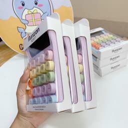 Máy tính cầm tay phím cơ 12 chữ số màu pastel dễ thương máy tính để bàn học sinh văn phòng 2