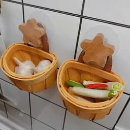 Set 2 Chiếc Giỏ Treo Đựng Đồ Nhà Bếp Decor Có Móc Treo. Giỏ Đựng Đồ Đa Năng 6
