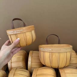 Set 2 Chiếc Giỏ Treo Đựng Đồ Nhà Bếp Decor Có Móc Treo. Giỏ Đựng Đồ Đa Năng 9
