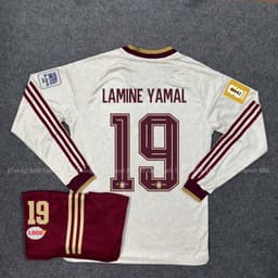 Bộ Quần Áo Bóng Đá Dài Tay Đội Tuyển Tây Ban Nha Vô Địch World Cup 2026- Vải Thái Cao Cấp 4