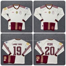 Bộ Quần Áo Bóng Đá Dài Tay Đội Tuyển Tây Ban Nha Vô Địch World Cup 2026- Vải Thái Cao Cấp 1