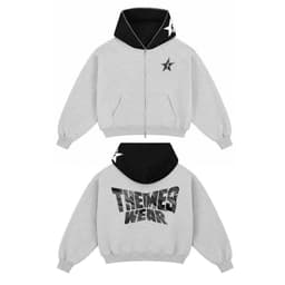 Tổng Hợp Hoodie Zip THEMESWEAR FROM BOXY Chất Nỉ Chân Cua Dày Dặn  Fulltag 5